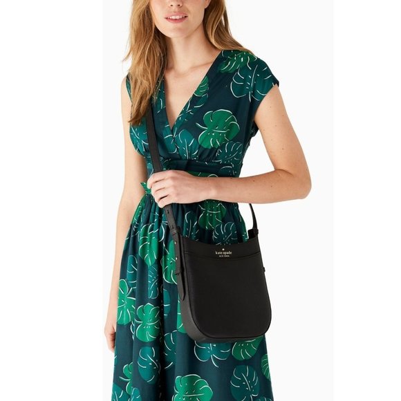 Kate Spade Black Crossbody Bag Sleek Design - Picture 8 of 10